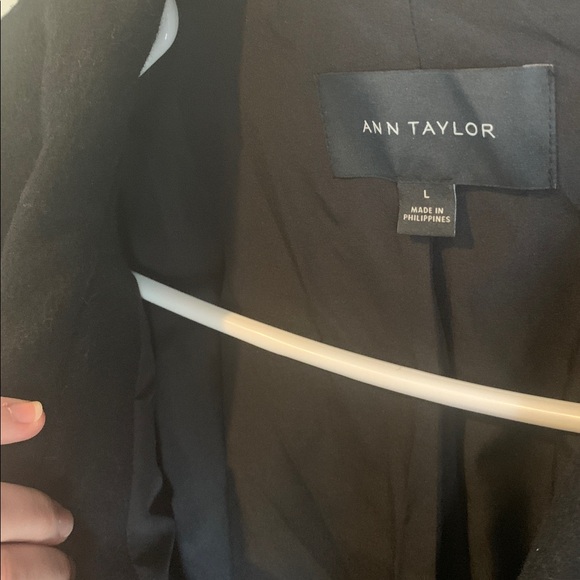 Ann Taylor Shawl Collar Wrap Wool Coat - Picture 4 of 5